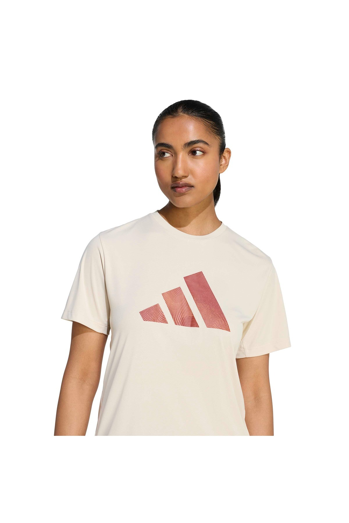 adidas Kadın  Bej  T-shirt Run Ess BL T W KA0280