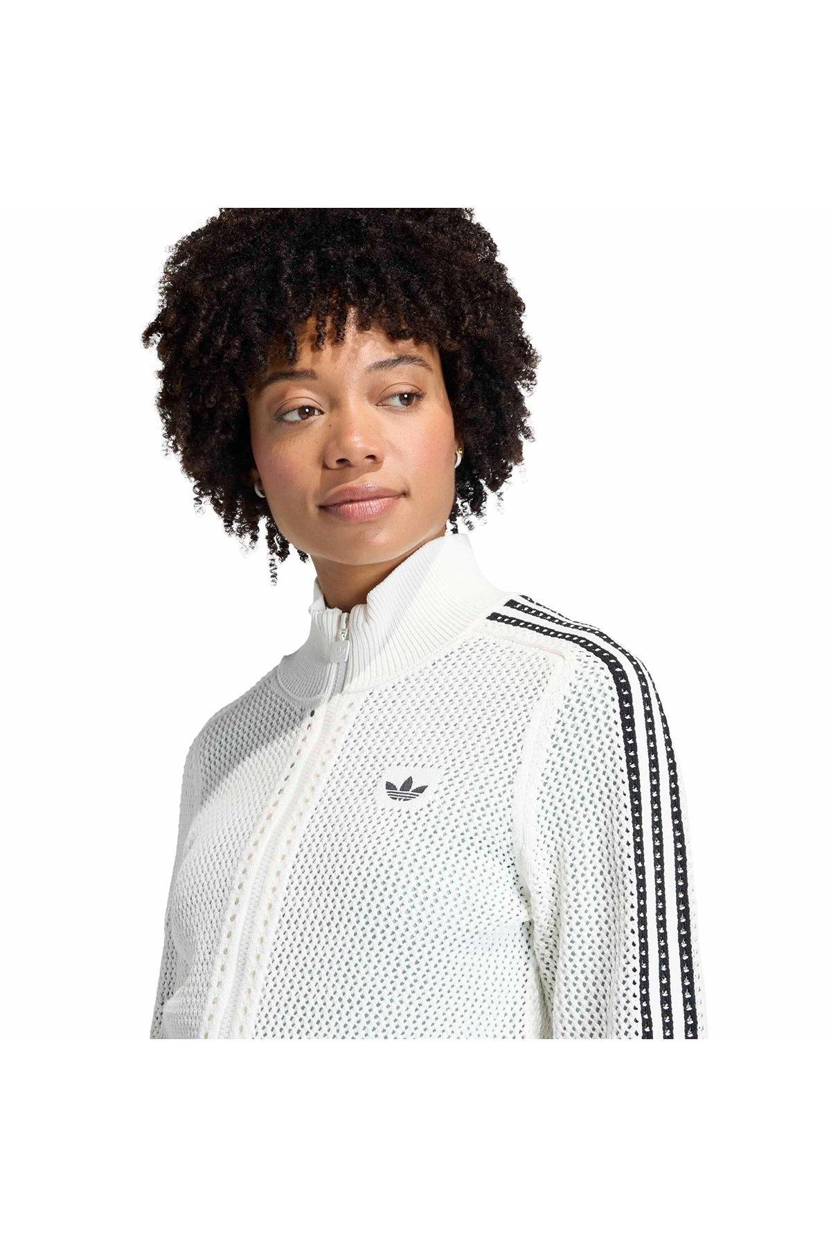 adidas  Kadın Beyaz  Ceket CROCHET TT KC6496