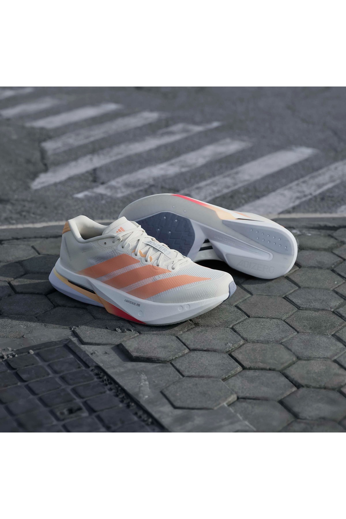 adidas  Kadın Beyaz  Koşu Ayakkabısı ADIZERO BOSTON 13 W JP9249