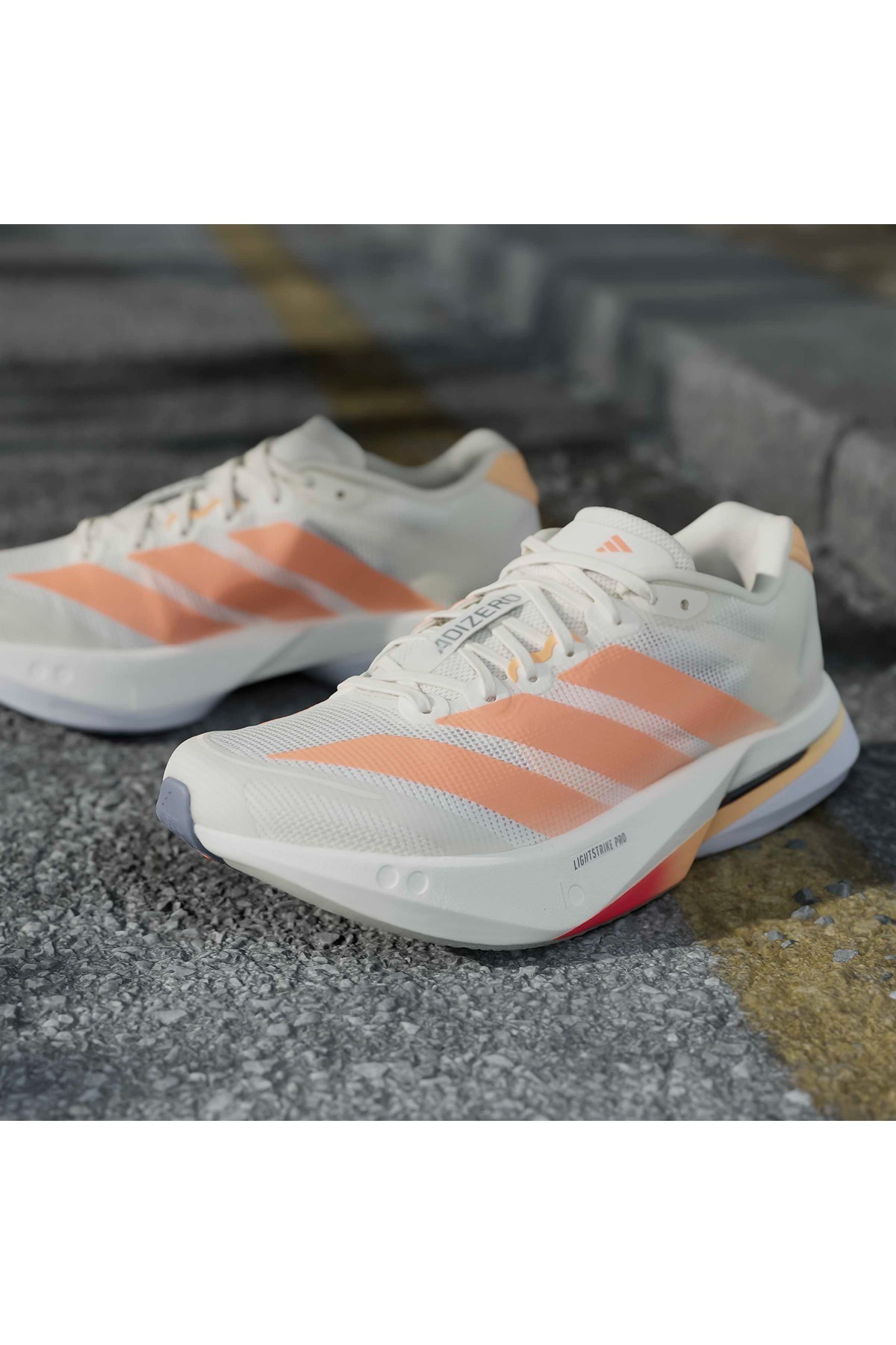 adidas  Kadın Beyaz  Koşu Ayakkabısı ADIZERO BOSTON 13 W JP9249