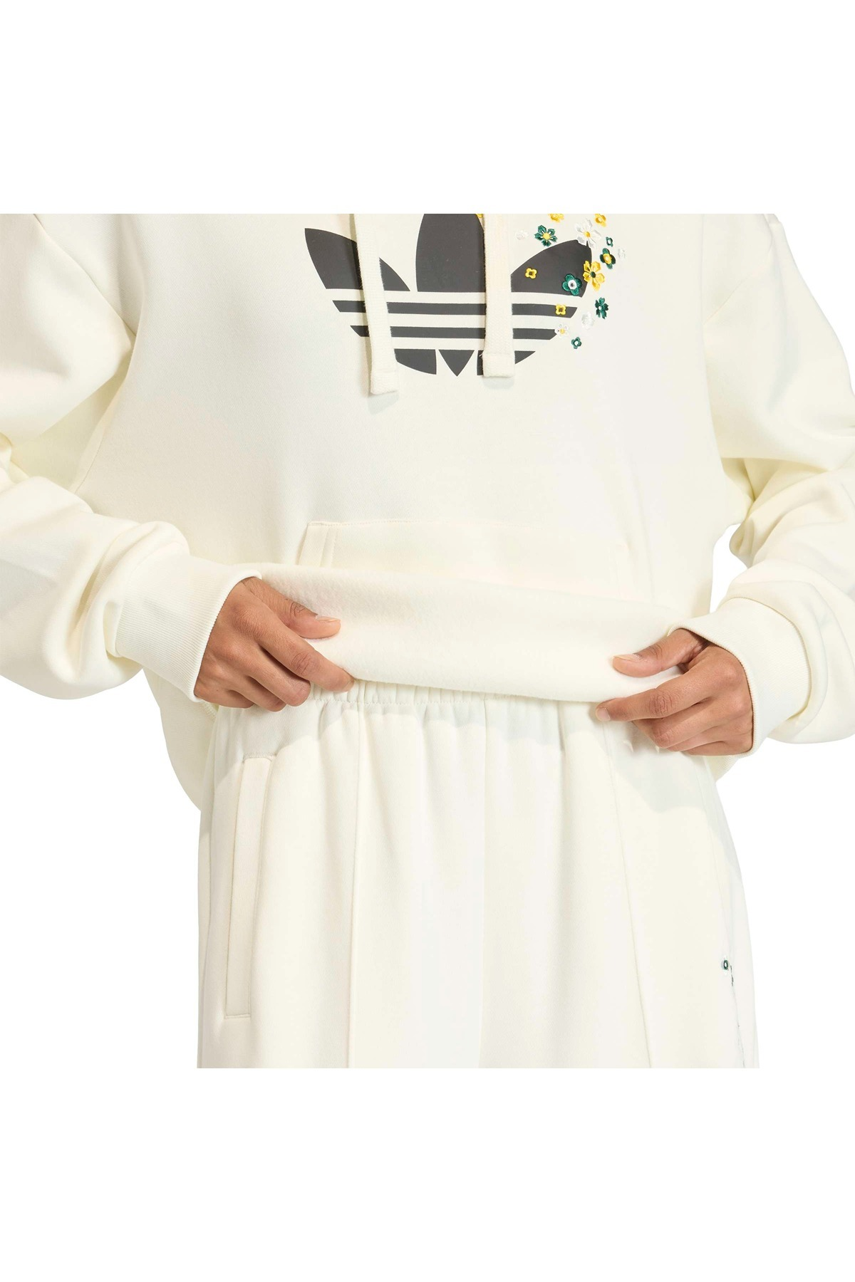 adidas  Kadın Beyaz  Sweatshirt ESS FT HD OS KC9172