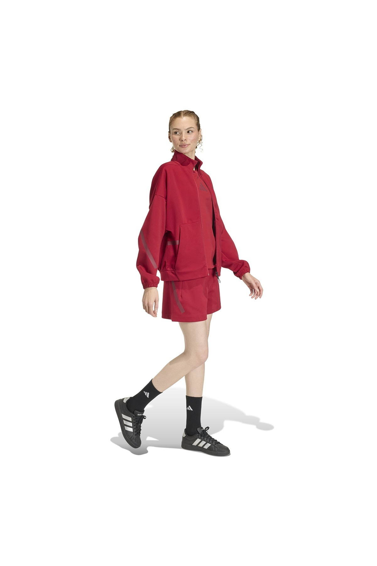 adidas Kadın  Bordo  Ceket W Z.N.E. TT KC7736