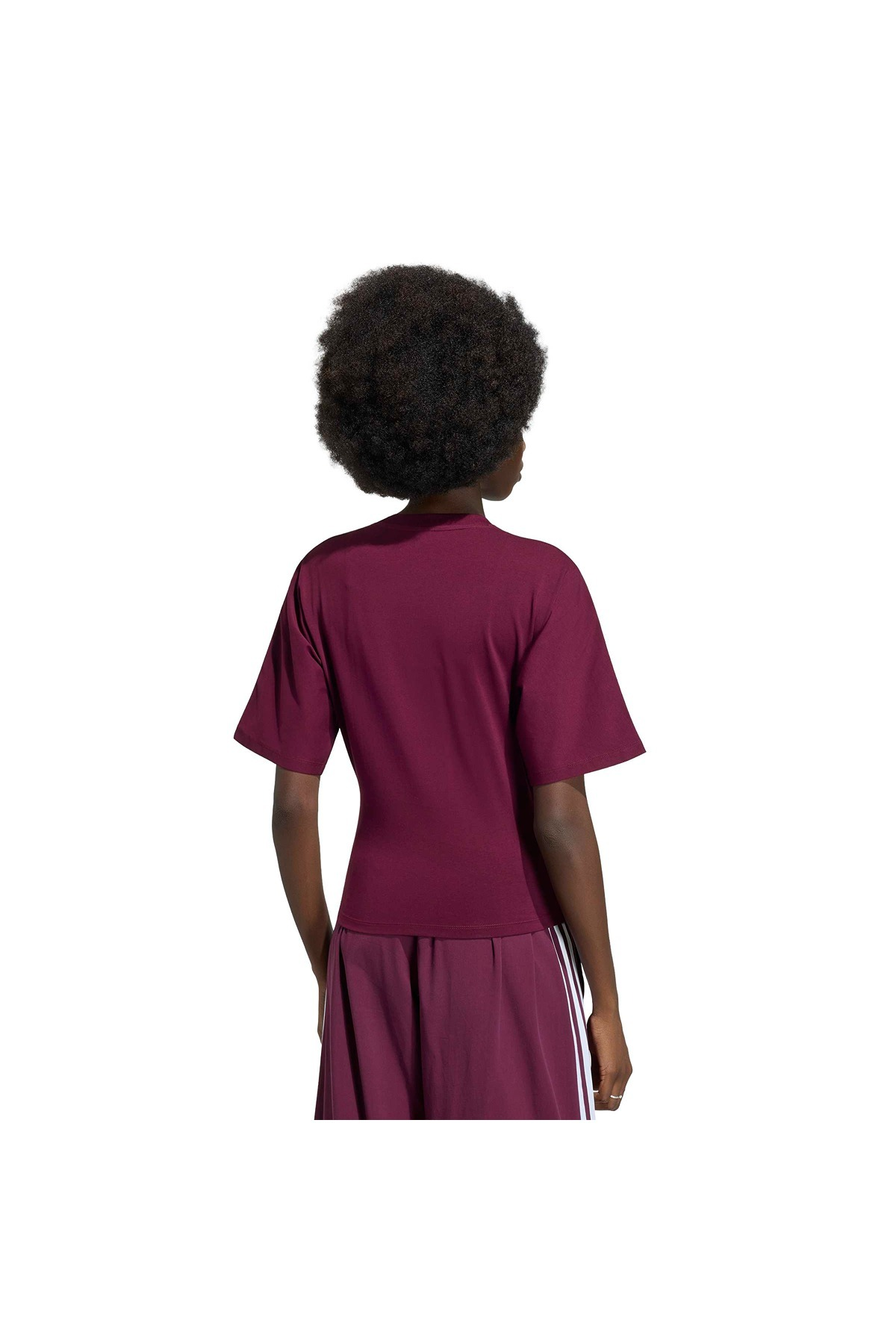 adidas  Kadın Bordo  T-shirt SLIM SS TEE KY5092