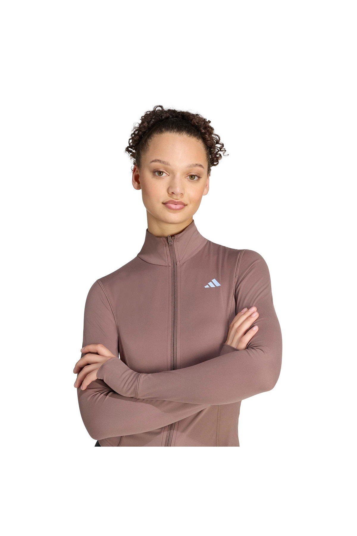 adidas Kadın Ceket 3-STRIPES STUDIO zip through jacket KY7998