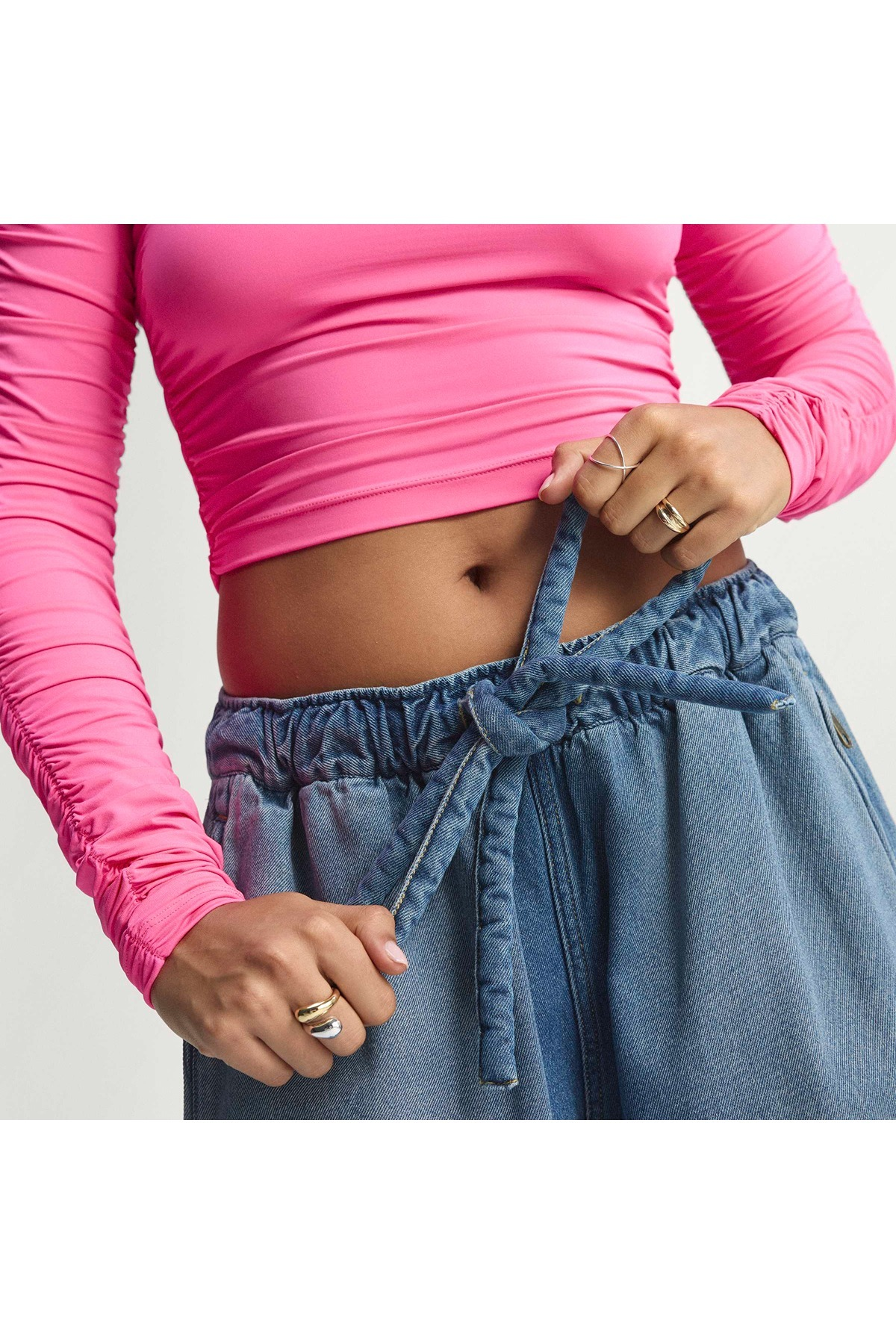 adidas Kadın Çok renkli  Eşofman Altı P ESS DENIM TP KE1071