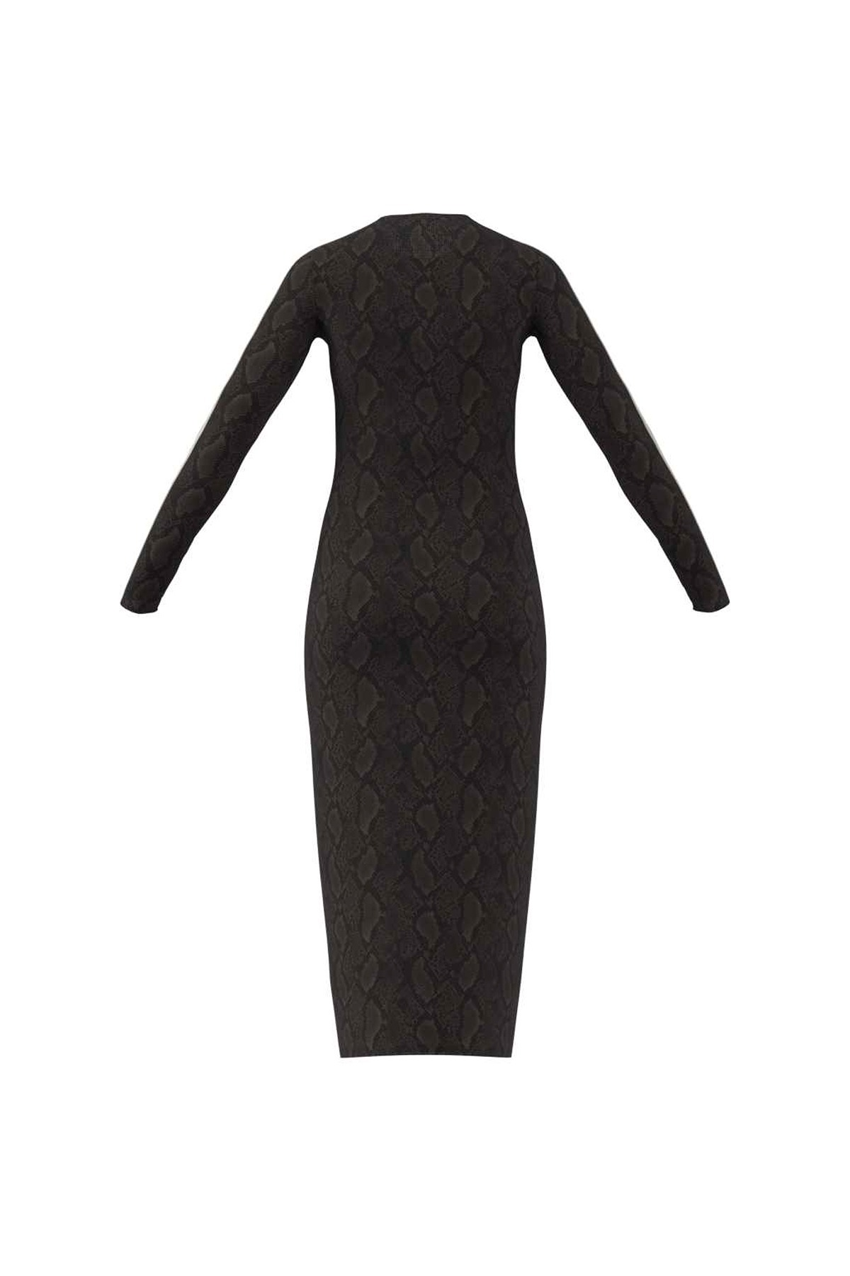 adidas Kadın Elbise SNAKE PRINT MAXI DRESS KX1892