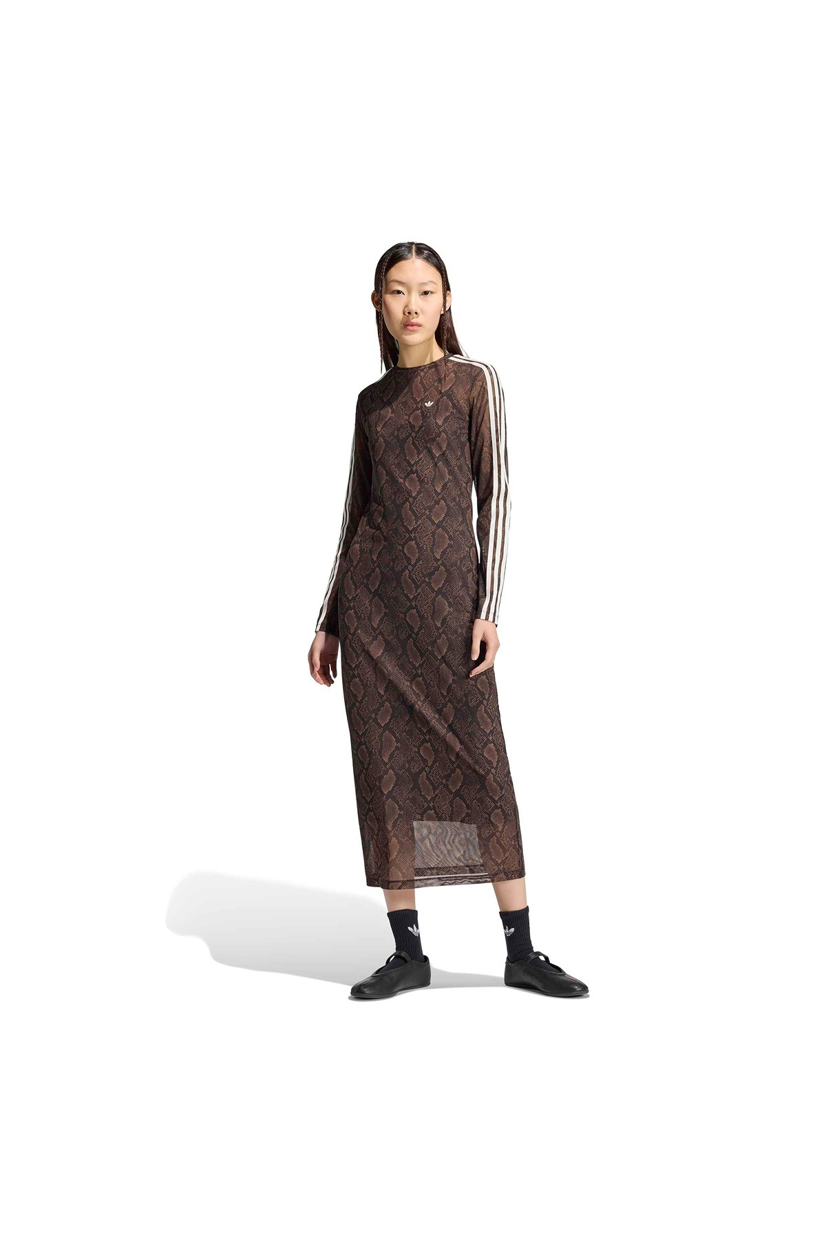 adidas Kadın Elbise SNAKE PRINT MAXI DRESS KX1892