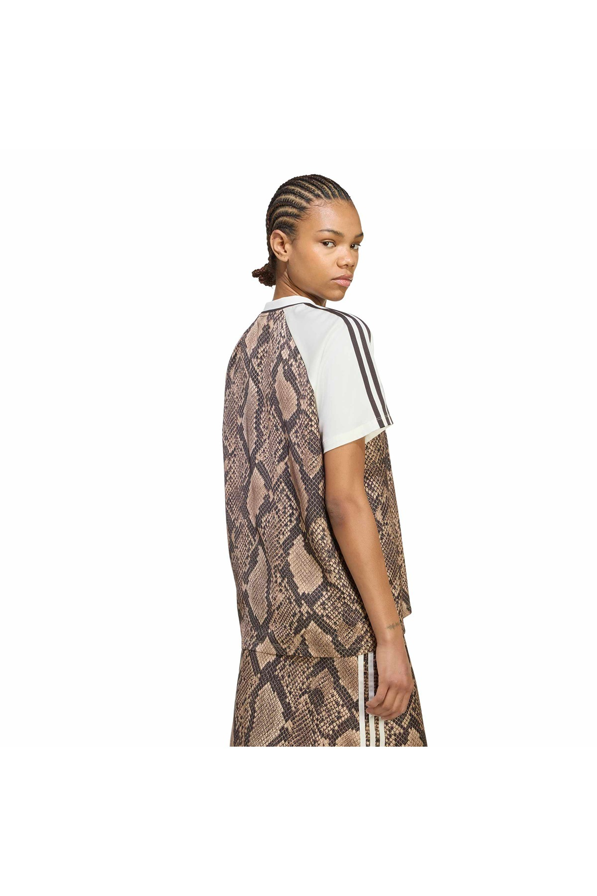 adidas Kadın Forma SNAKE PRINT SATIN JERSEY KX1897