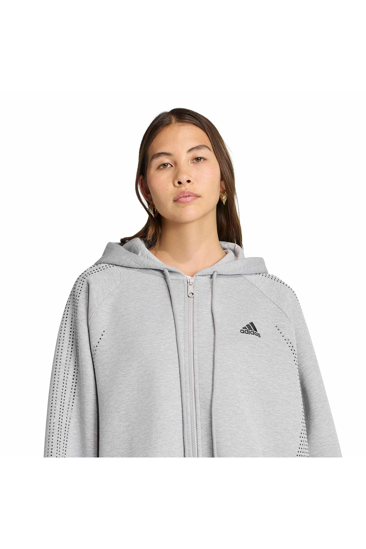 adidas Kadın  Gri  Ceket TEAMGEIST TT KD0497