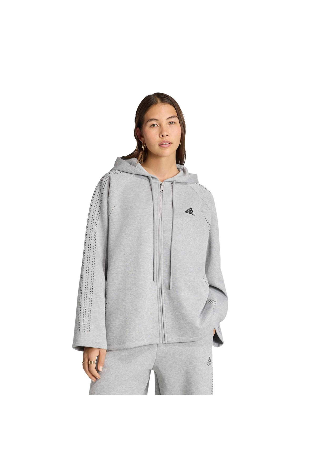 adidas Kadın  Gri  Ceket TEAMGEIST TT KD0497