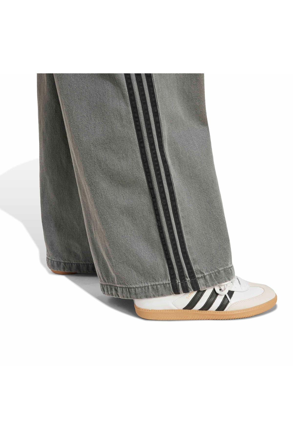 adidas Kadın  Gri  Eşofman Altı DENIM WIDE PANT JV7455
