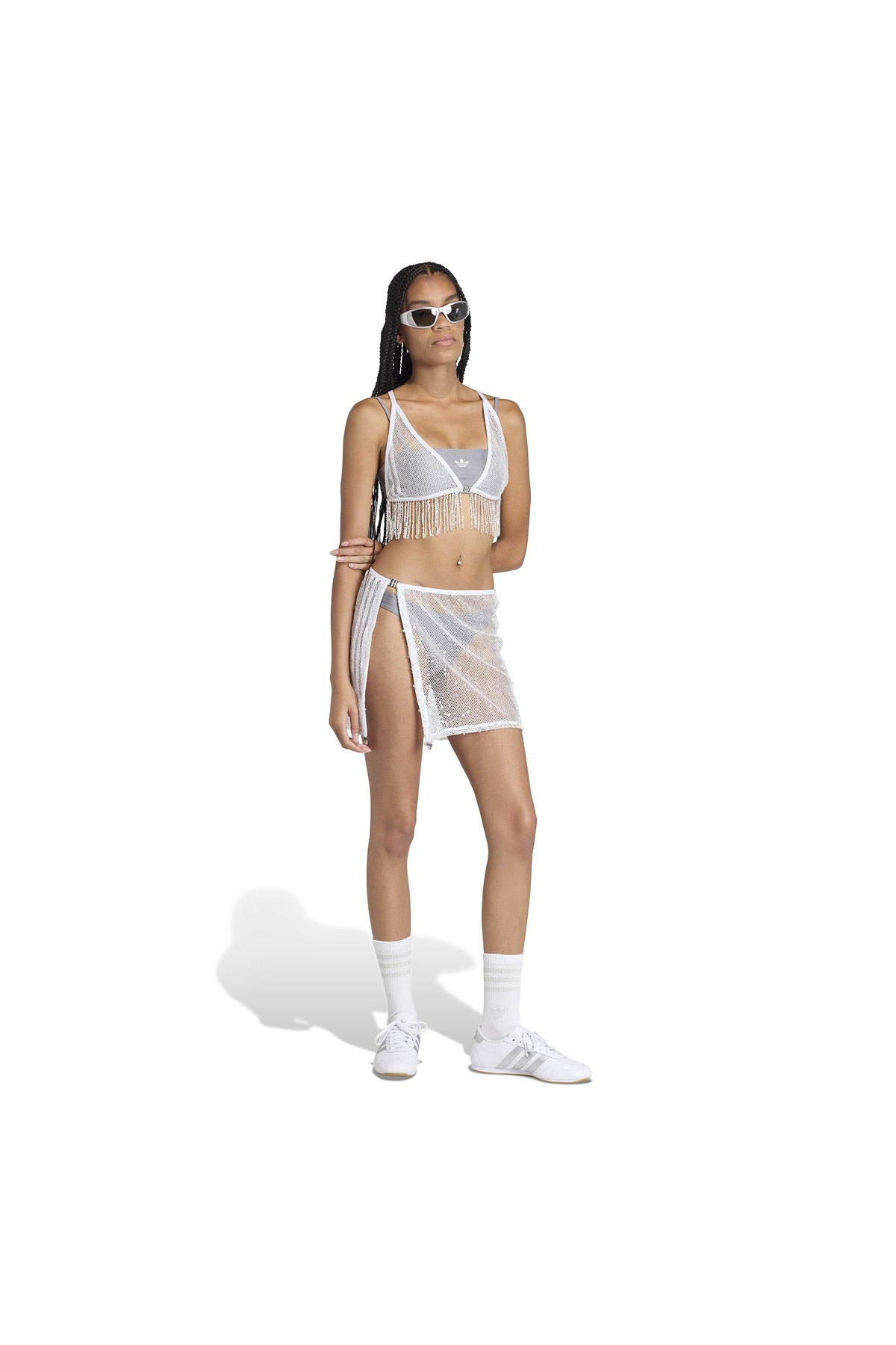 adidas  Kadın Gri  Etek SKIRT HZ1007