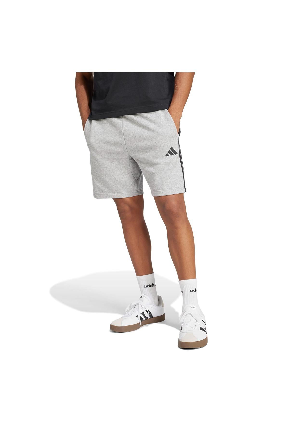 adidas Kadın  Gri  Şort M 3S FT SHO JE6419