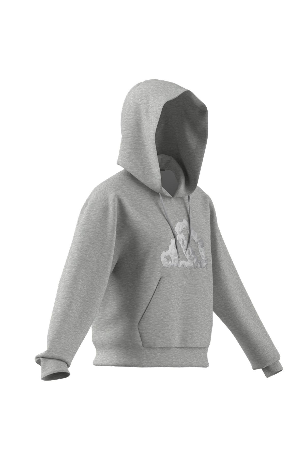 adidas Kadın  Gri  Sweatshirt W CO RUFF HD JX1326