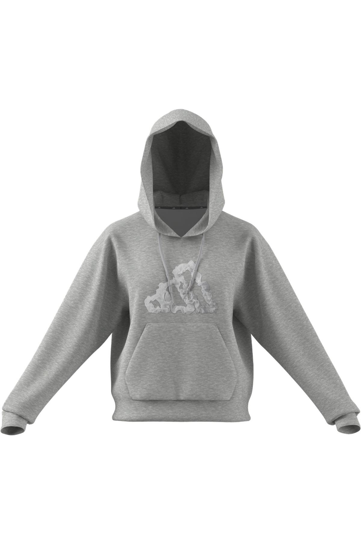 adidas Kadın  Gri  Sweatshirt W CO RUFF HD JX1326
