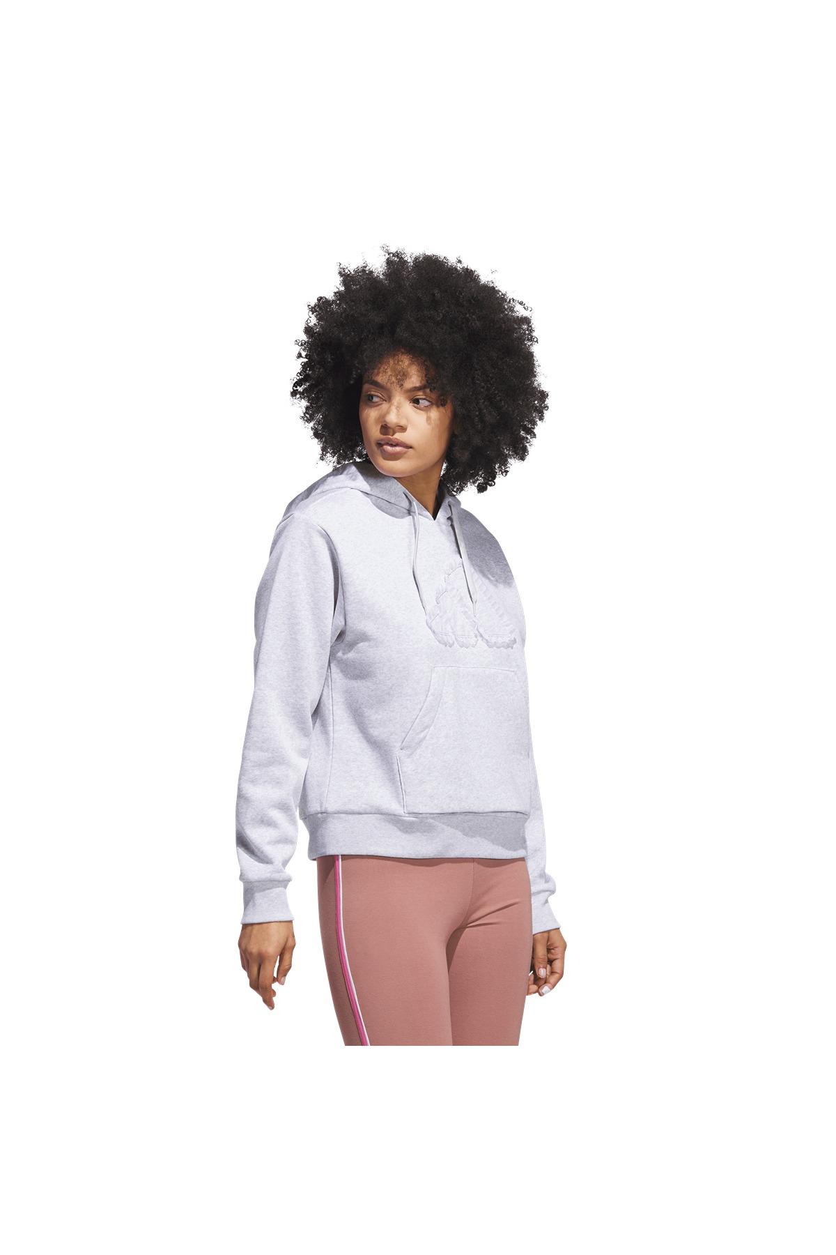 adidas Kadın  Gri  Sweatshirt W CO RUFF HD JX1326