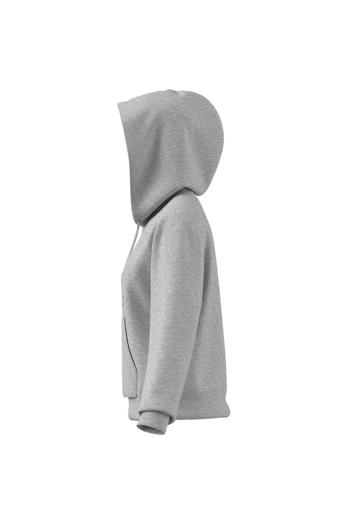 adidas Kadın  Gri  Sweatshirt W CO RUFF HD JX1326