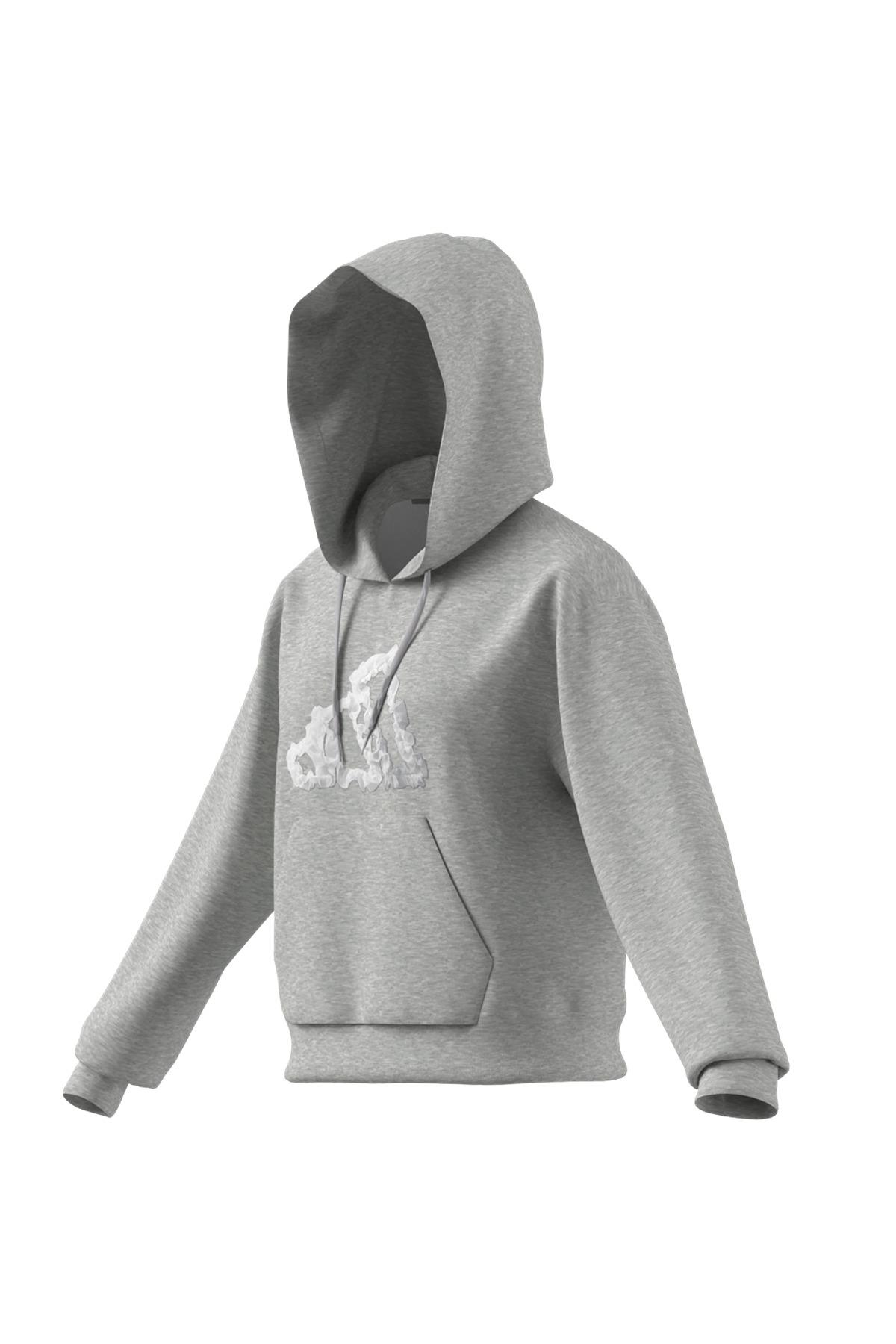 adidas Kadın  Gri  Sweatshirt W CO RUFF HD JX1326