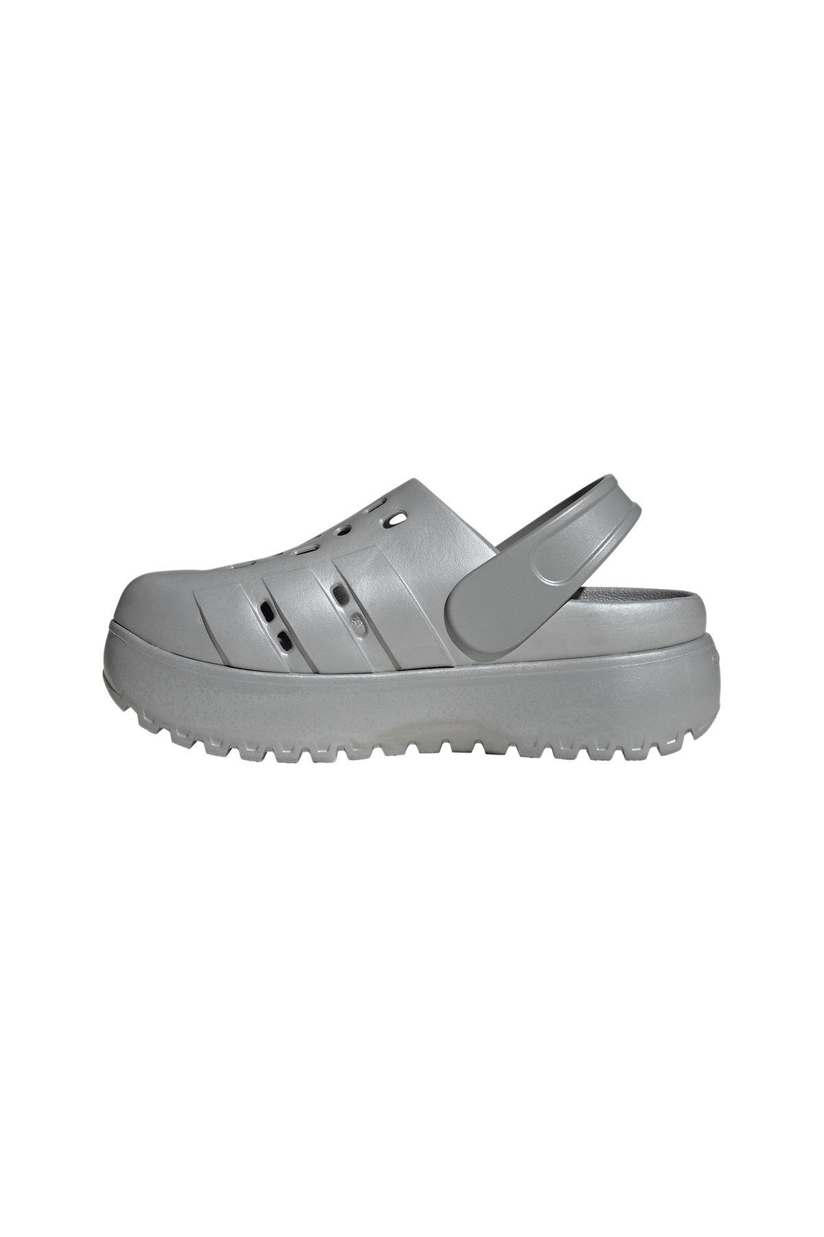 adidas Kadın  Gümüş  Terlik ADILETTE CLOG PLATFORM JQ9879