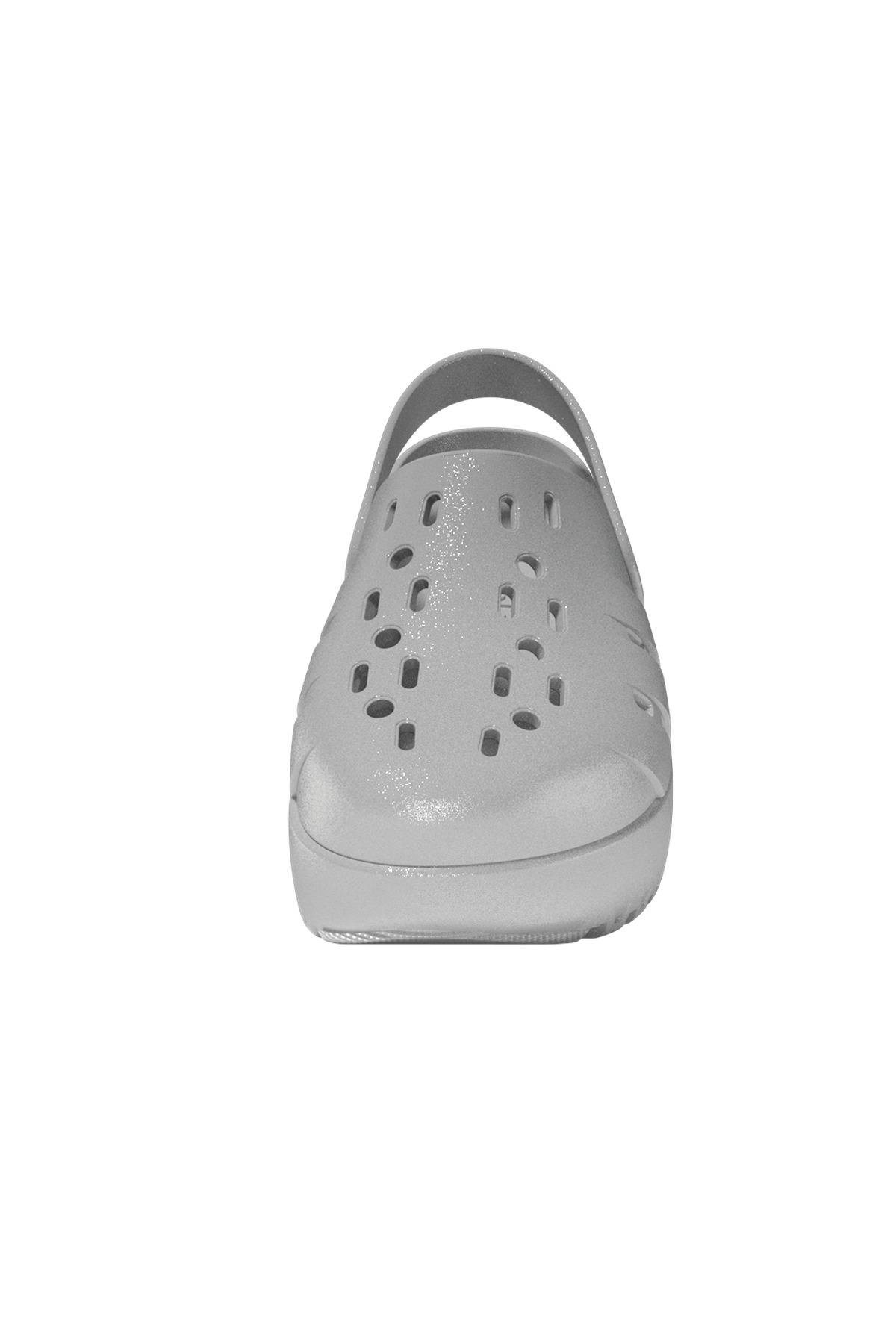 adidas Kadın  Gümüş  Terlik ADILETTE CLOG PLATFORM JQ9879