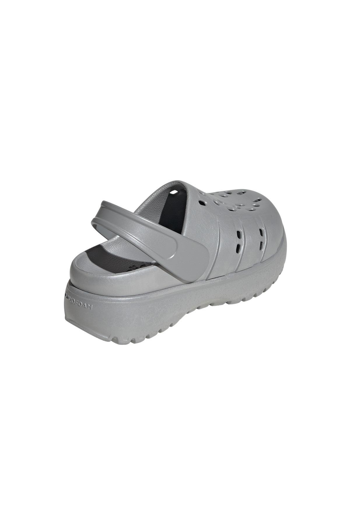 adidas Kadın  Gümüş  Terlik ADILETTE CLOG PLATFORM JQ9879