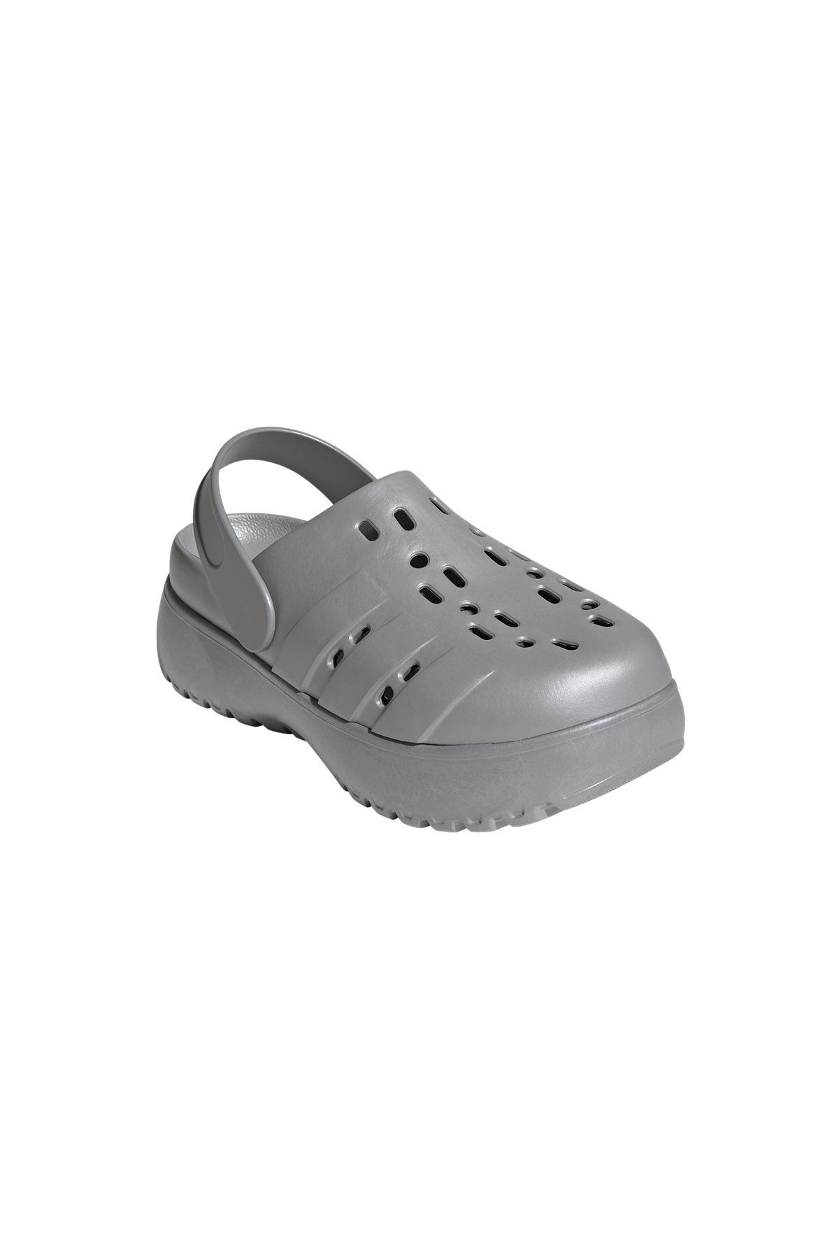 adidas Kadın  Gümüş  Terlik ADILETTE CLOG PLATFORM JQ9879