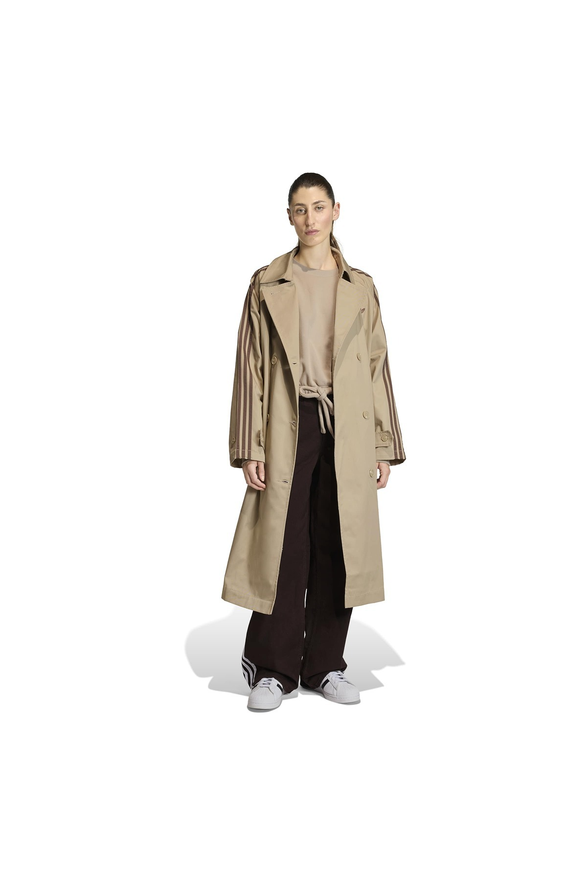 adidas Kadın  Kahverengi  Ceket TRENCH CT TW KD3734