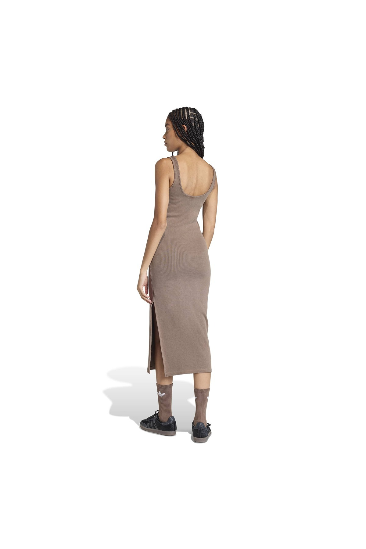 adidas Kadın Kahverengi  Elbise ESS RIB DRESS KE3167