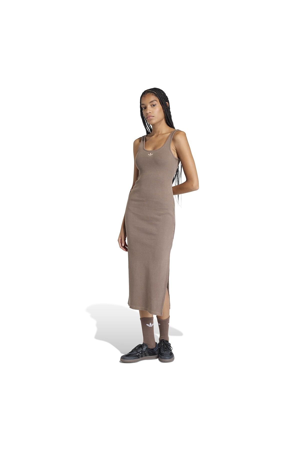 adidas Kadın Kahverengi  Elbise ESS RIB DRESS KE3167