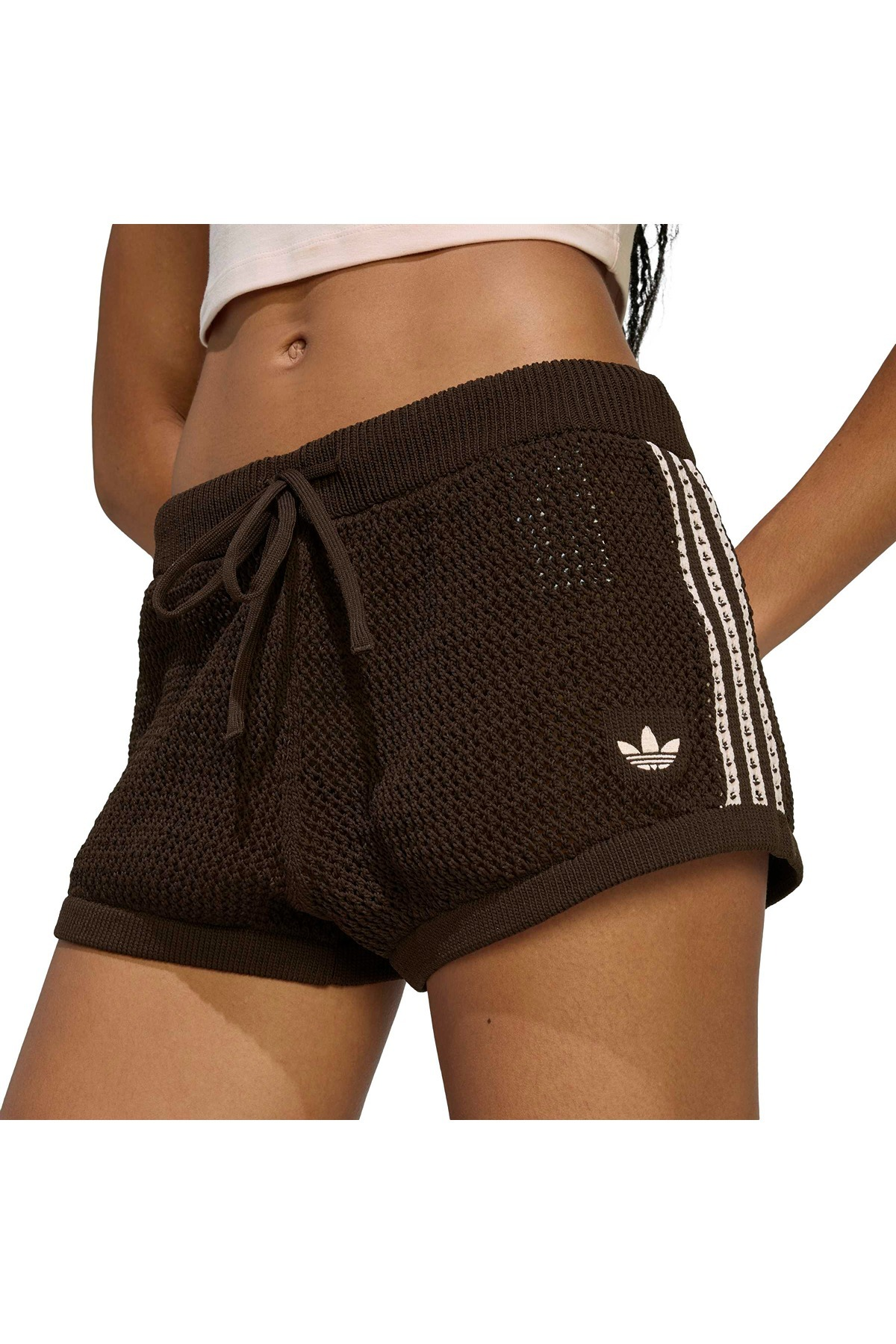 adidas Kadın  Kahverengi  Şort CROCHET SHORTS KE0197