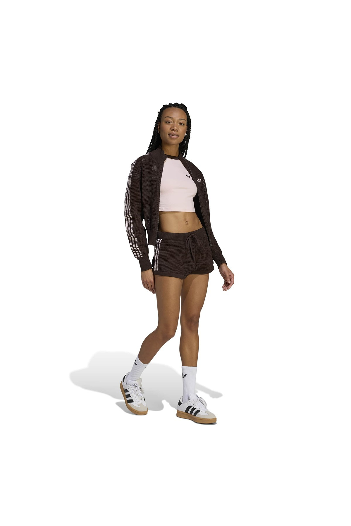 adidas Kadın  Kahverengi  Şort CROCHET SHORTS KE0197