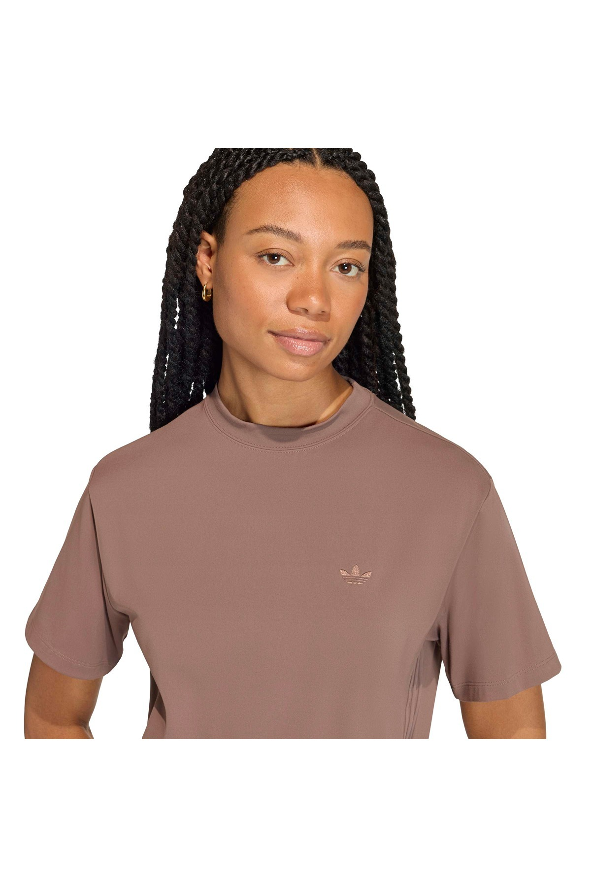 adidas Kadın  Kahverengi  T-shirt P ESS T KC8893
