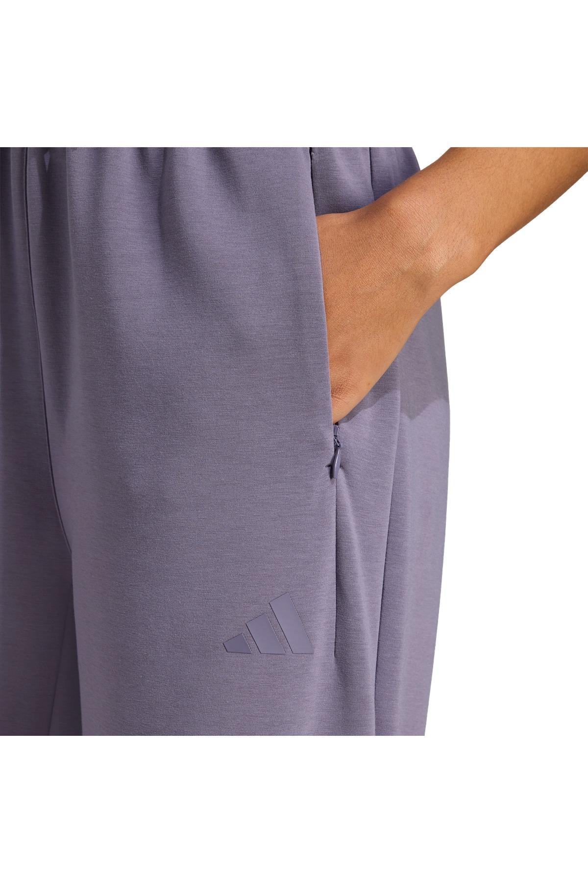 adidas Kadın  Mor  Eşofman Altı D4T KNIT PANT JX3137