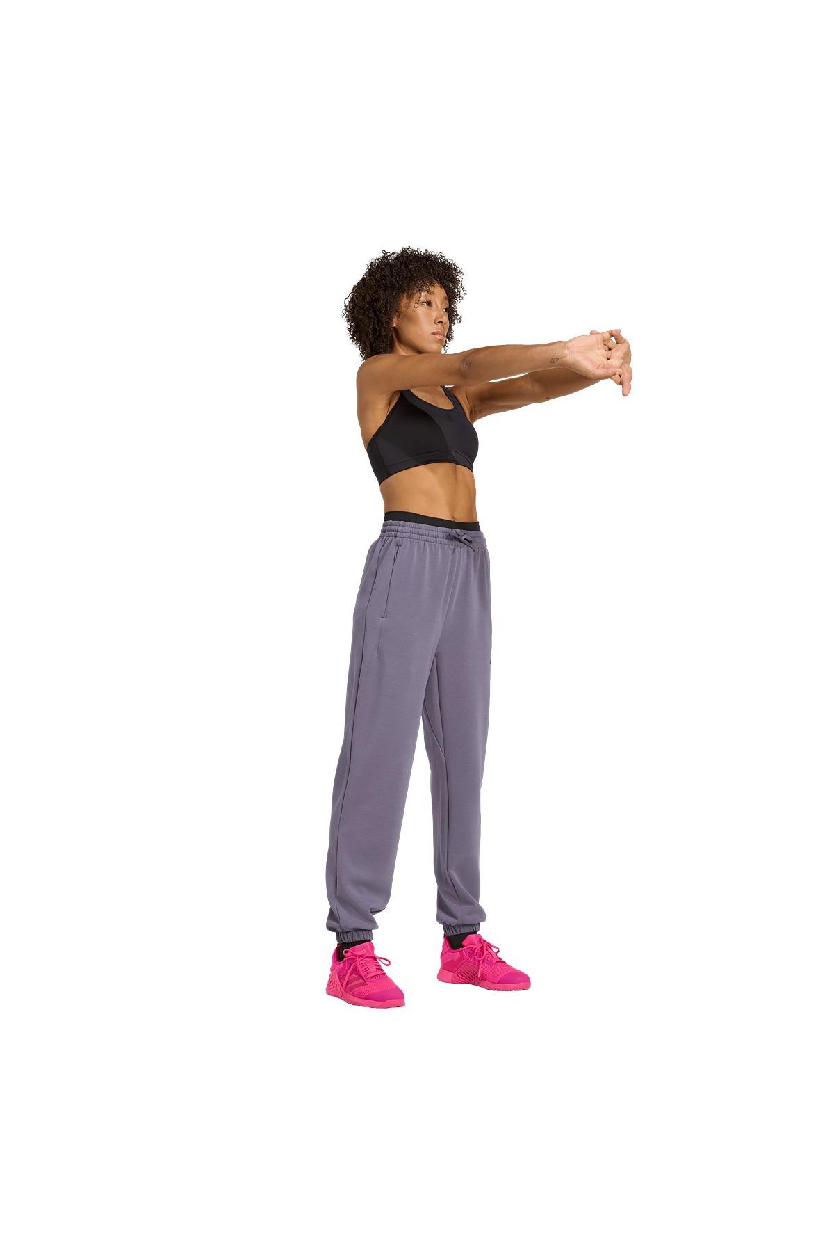 adidas Kadın  Mor  Eşofman Altı D4T KNIT PANT JX3137