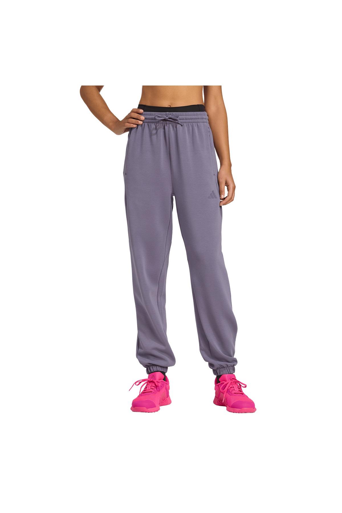 adidas Kadın  Mor  Eşofman Altı D4T KNIT PANT JX3137