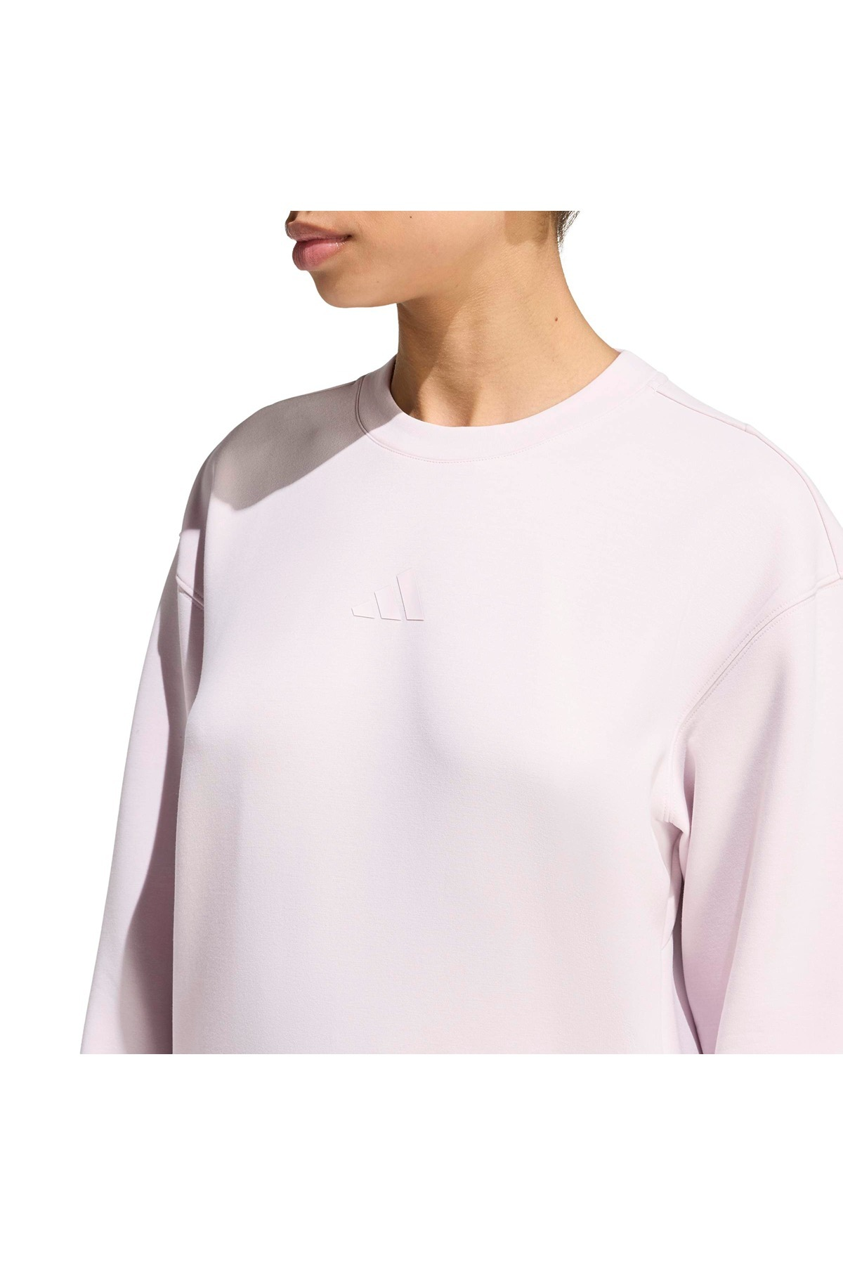adidas Kadın Mor  Sweatshirt D4T KNIT CREW KD0057