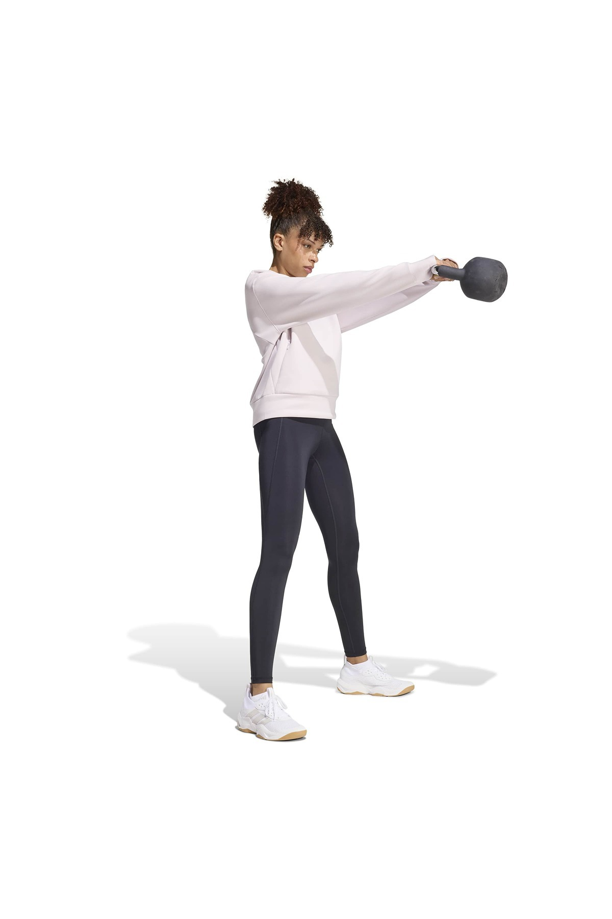 adidas Kadın Mor  Sweatshirt D4T KNIT CREW KD0057