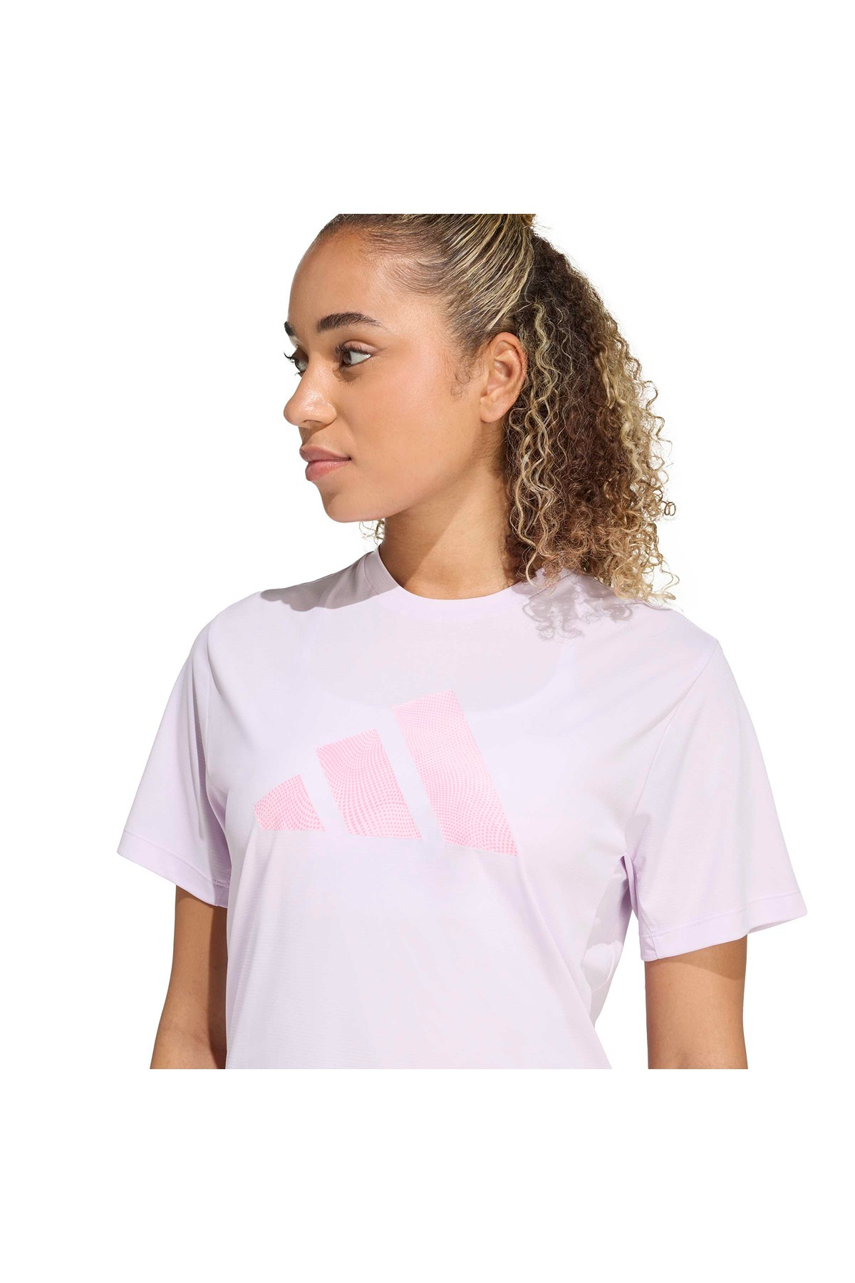 adidas Kadın  Mor  T-shirt Run Ess BL T W KA0281