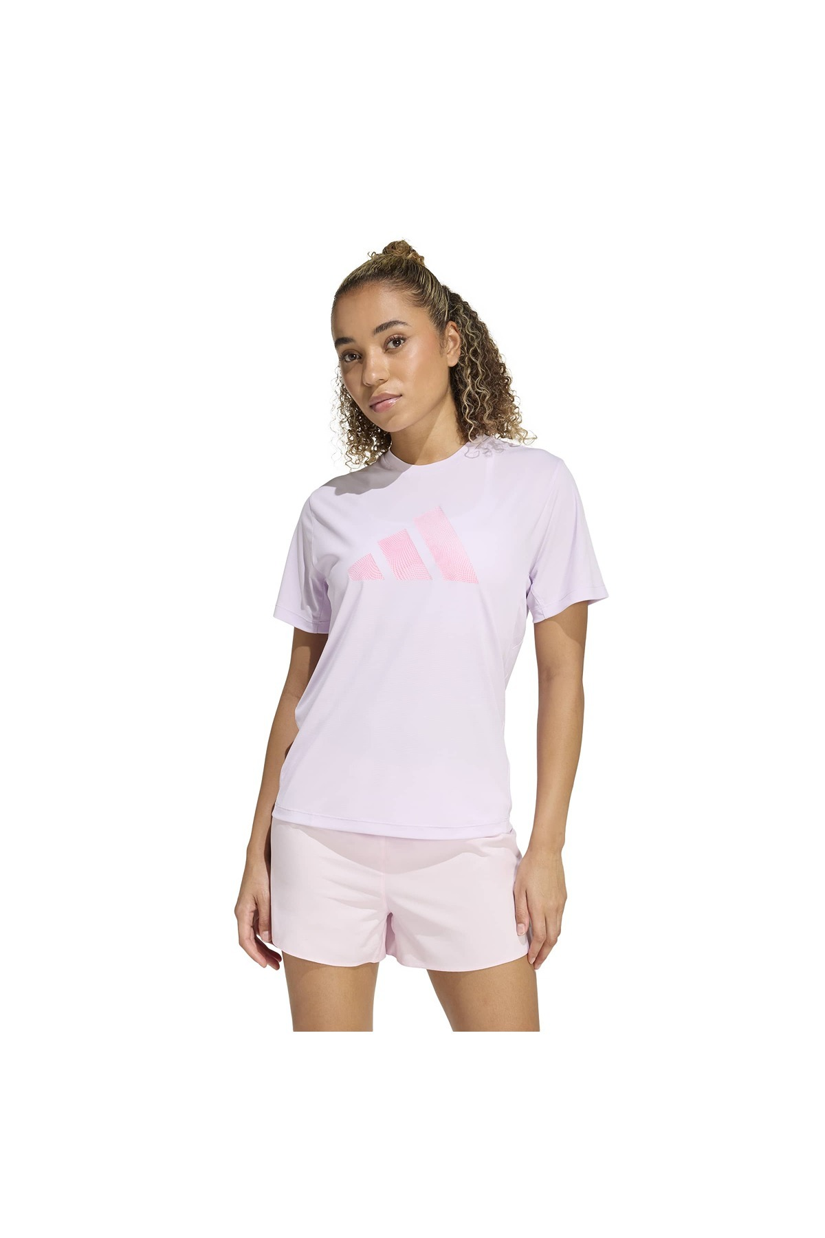 adidas Kadın  Mor  T-shirt Run Ess BL T W KA0281
