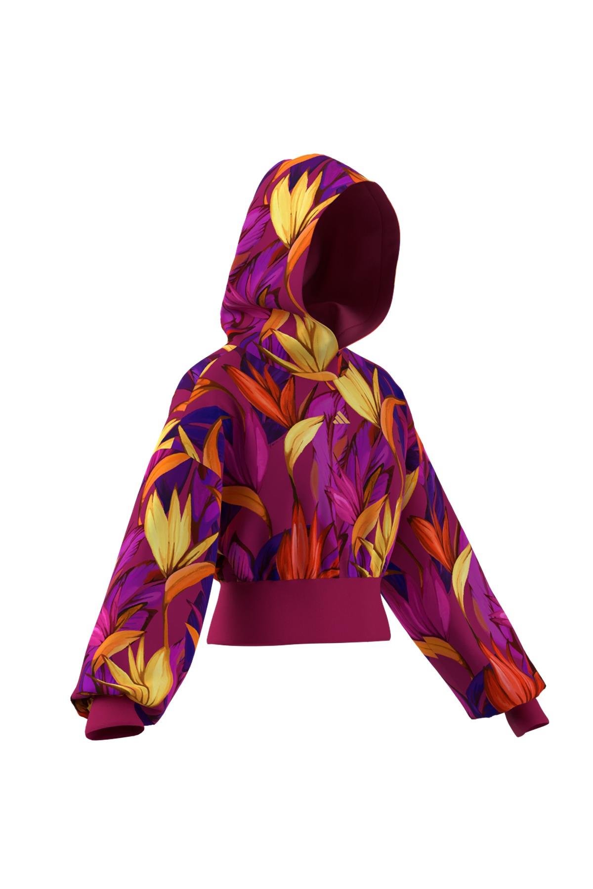 adidas Kadın  Pembe  Sweatshirt FARM HOODIE JD6283