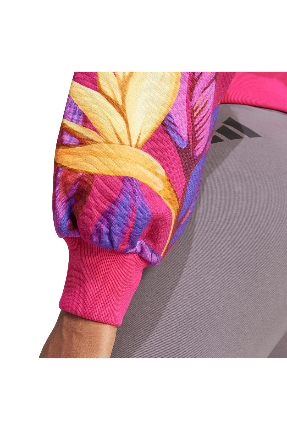 adidas Kadın  Pembe  Sweatshirt FARM HOODIE JD6283