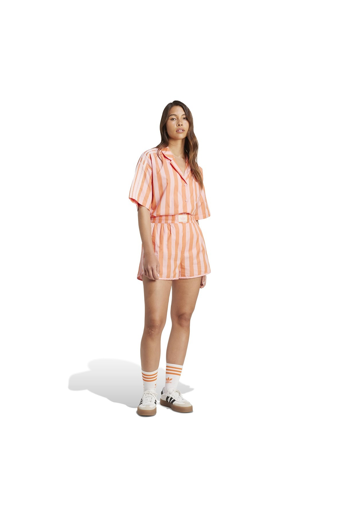 adidas Kadın  Pembe  T-shirt RESORT SS SHIRT KC0745