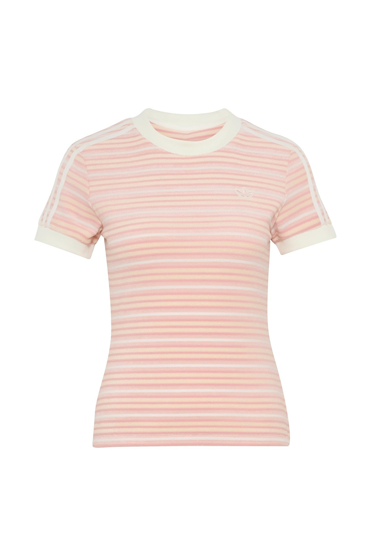 adidas Kadın  Pembe  T-shirt STRIPED TEE KY8116
