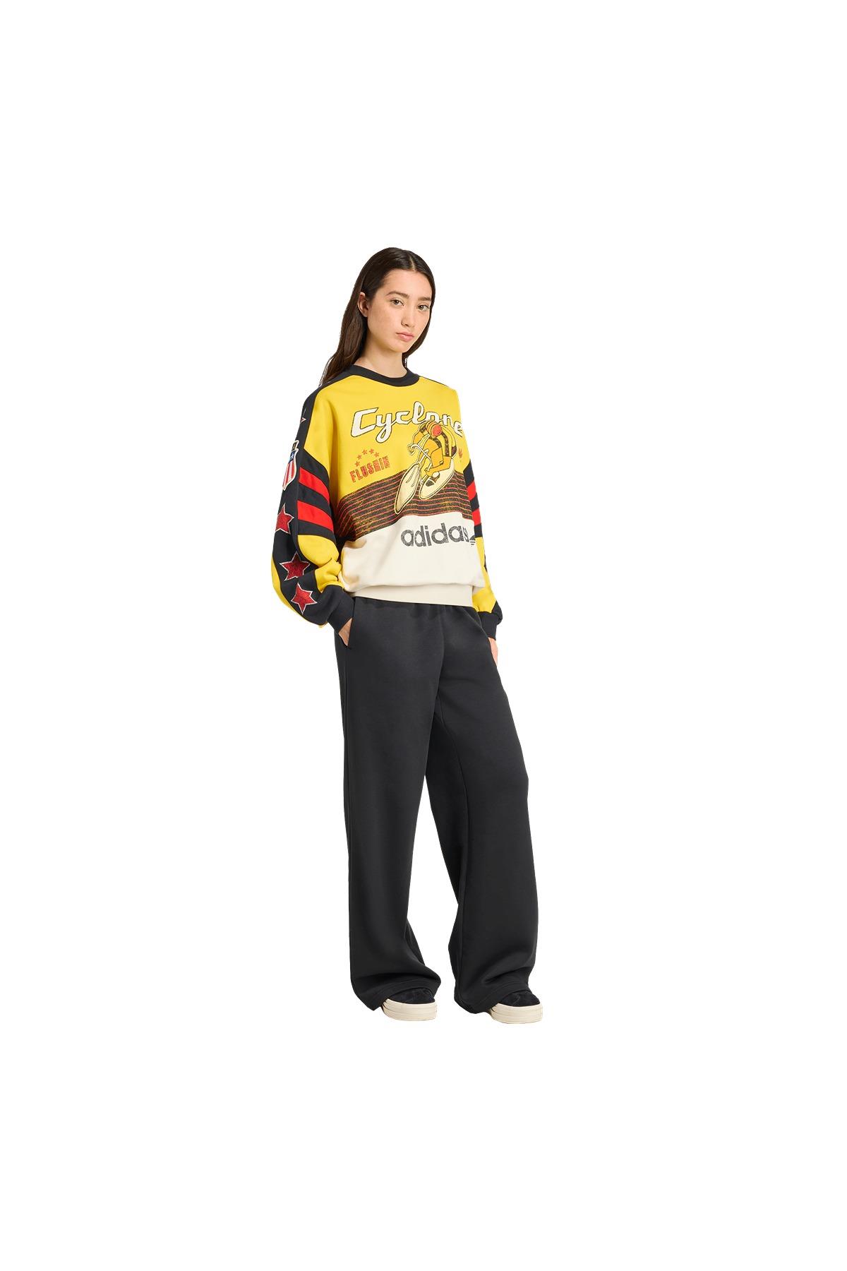 adidas Kadın  Sarı  Sweatshirt CYCLING CREW JW0147