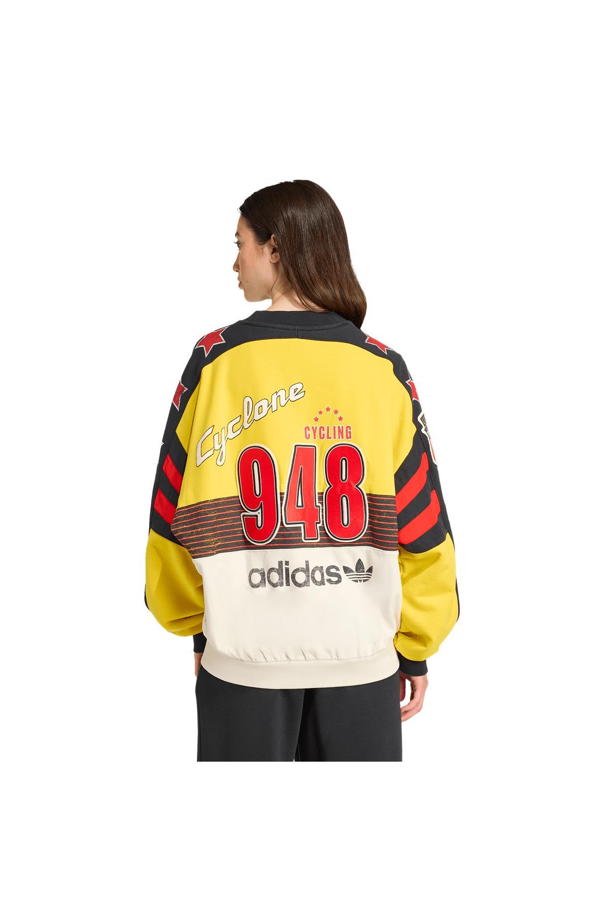 adidas Kadın  Sarı  Sweatshirt CYCLING CREW JW0147