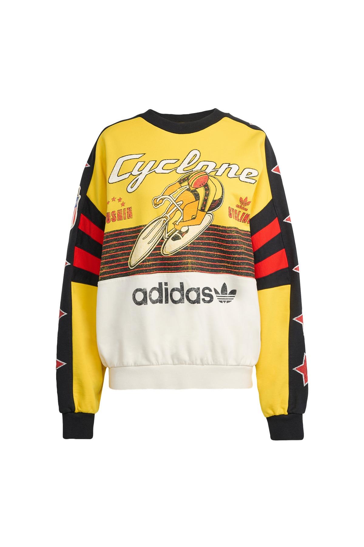 adidas Kadın  Sarı  Sweatshirt CYCLING CREW JW0147