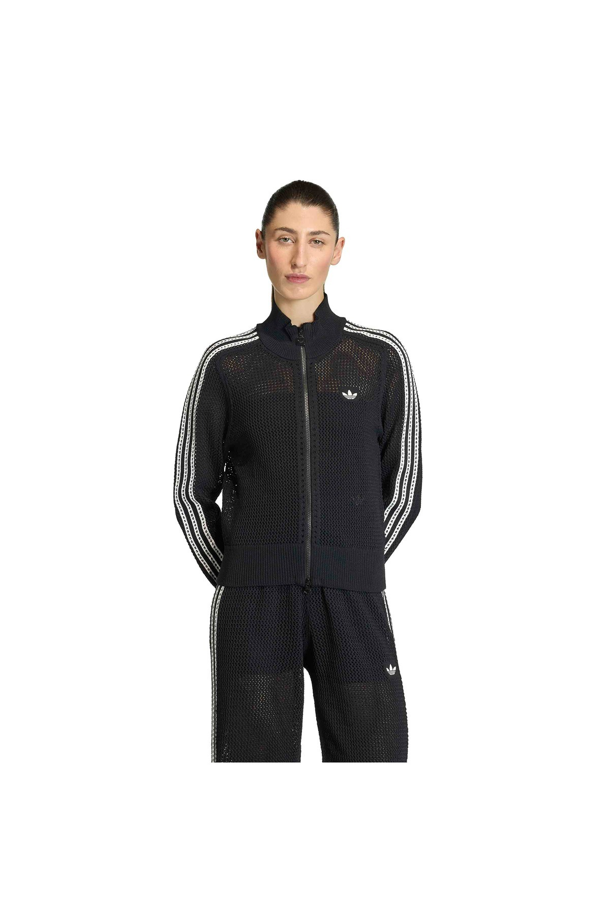 adidas Kadın Siyah  Ceket CROCHET TT KC6497