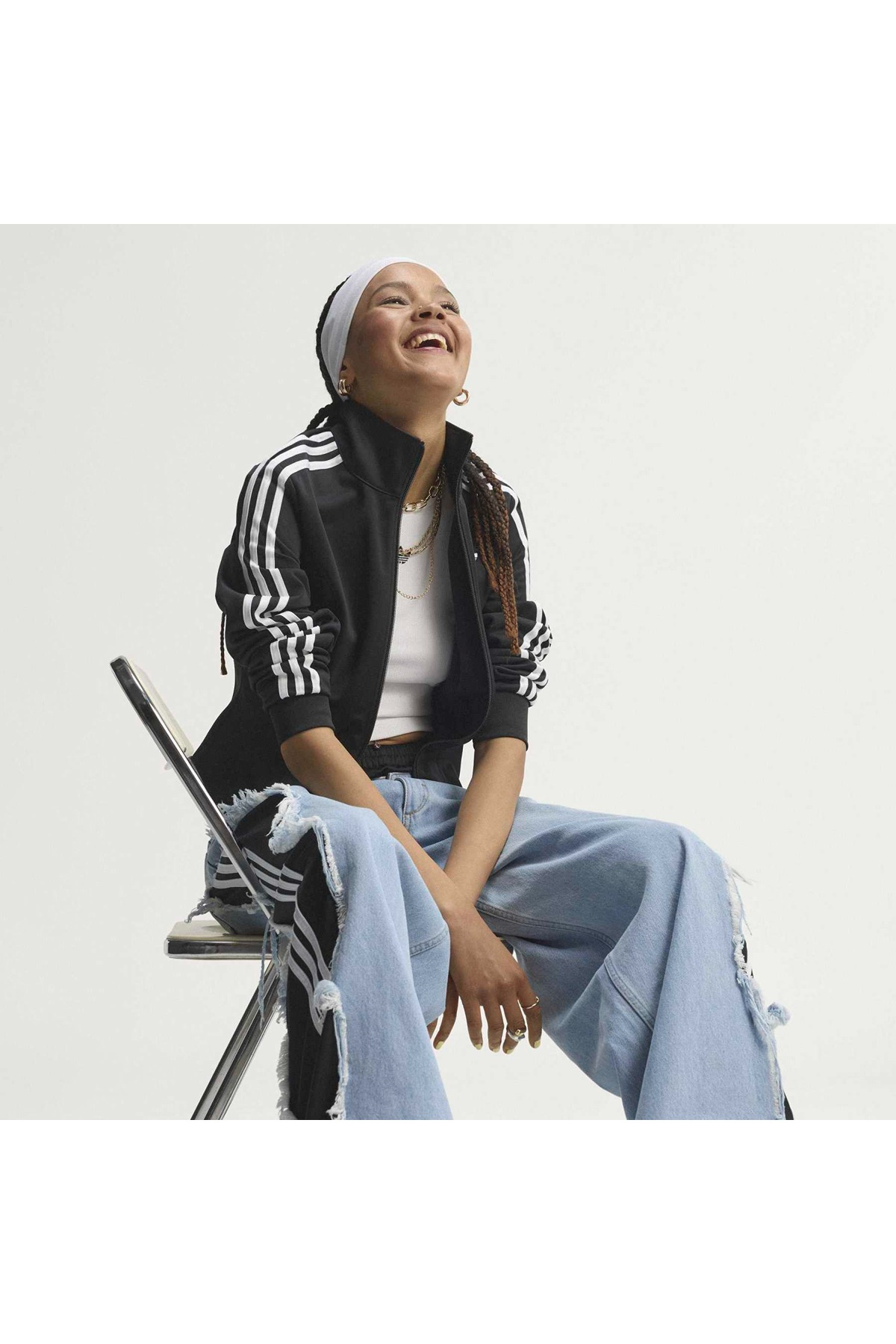 adidas Kadın  Siyah  Ceket FB CORSET TT LE8333