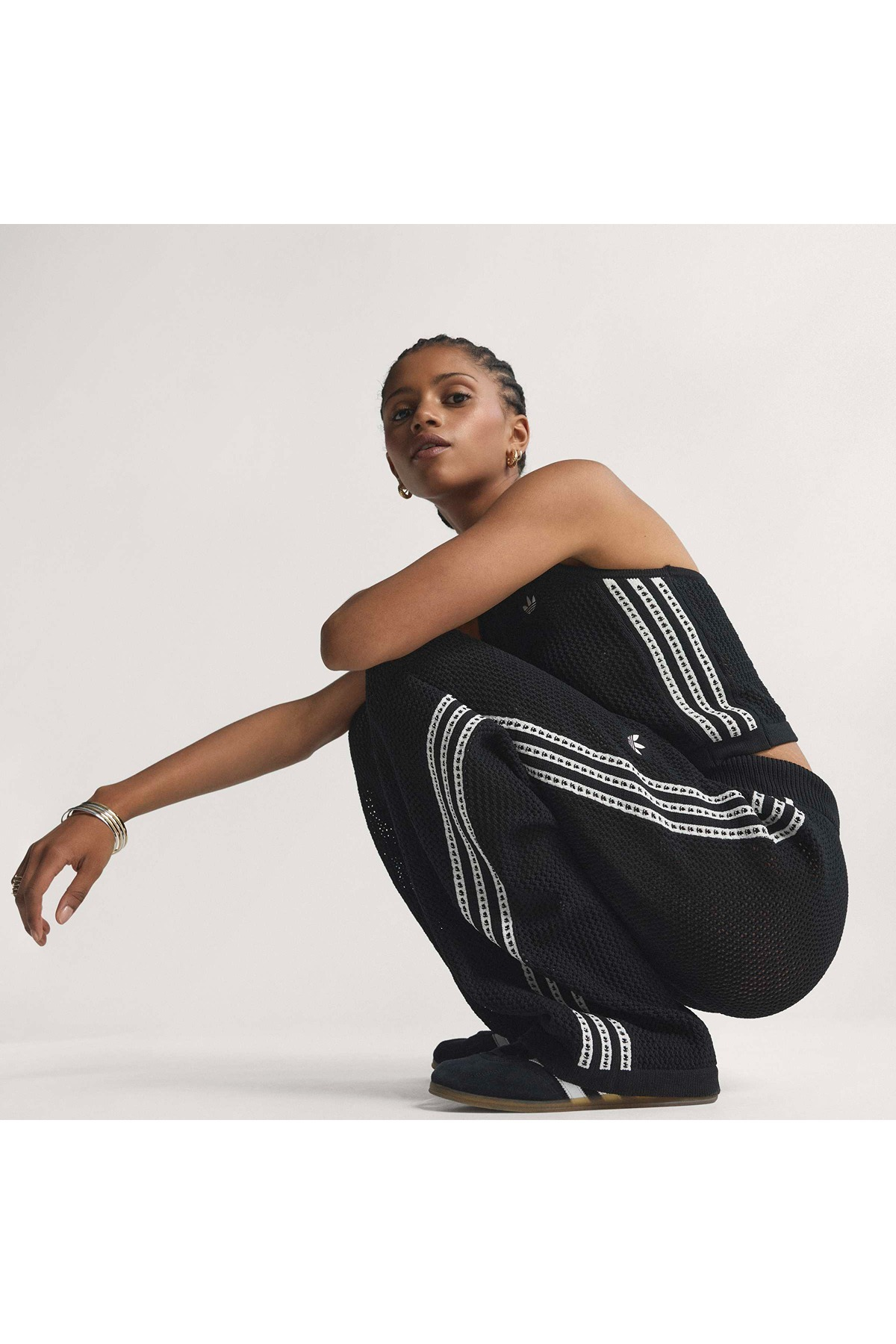 adidas Kadın Siyah  Eşofman Altı CROCHET TP KC6494