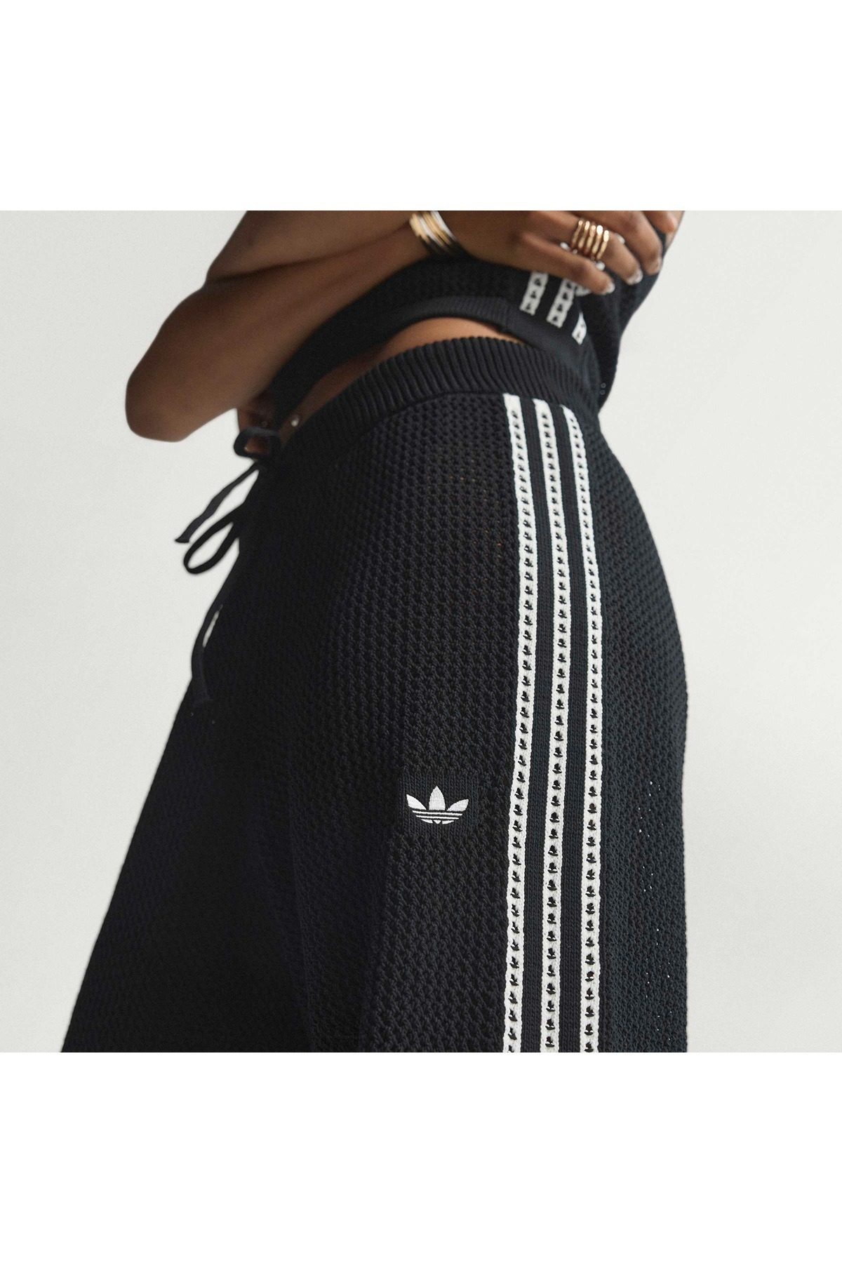 adidas Kadın Siyah  Eşofman Altı CROCHET TP KC6494